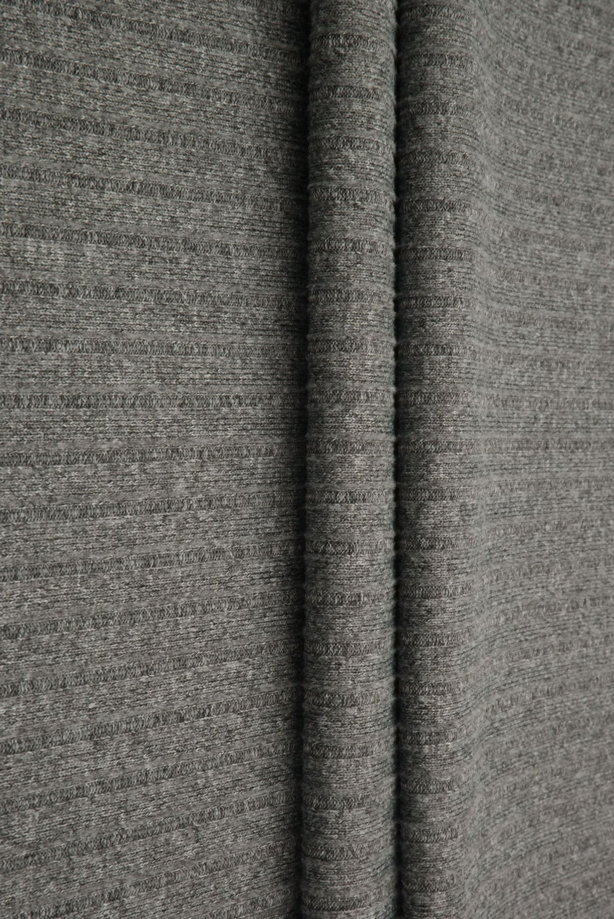 Rib Stretch Knit Fabric Solid