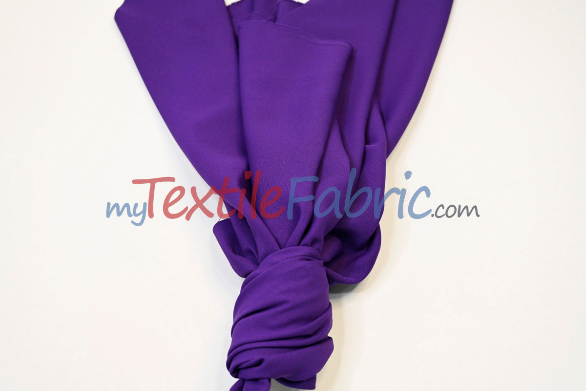 Extra Wide Polyester Fabric - Solid, 124" Width (1 Yard)