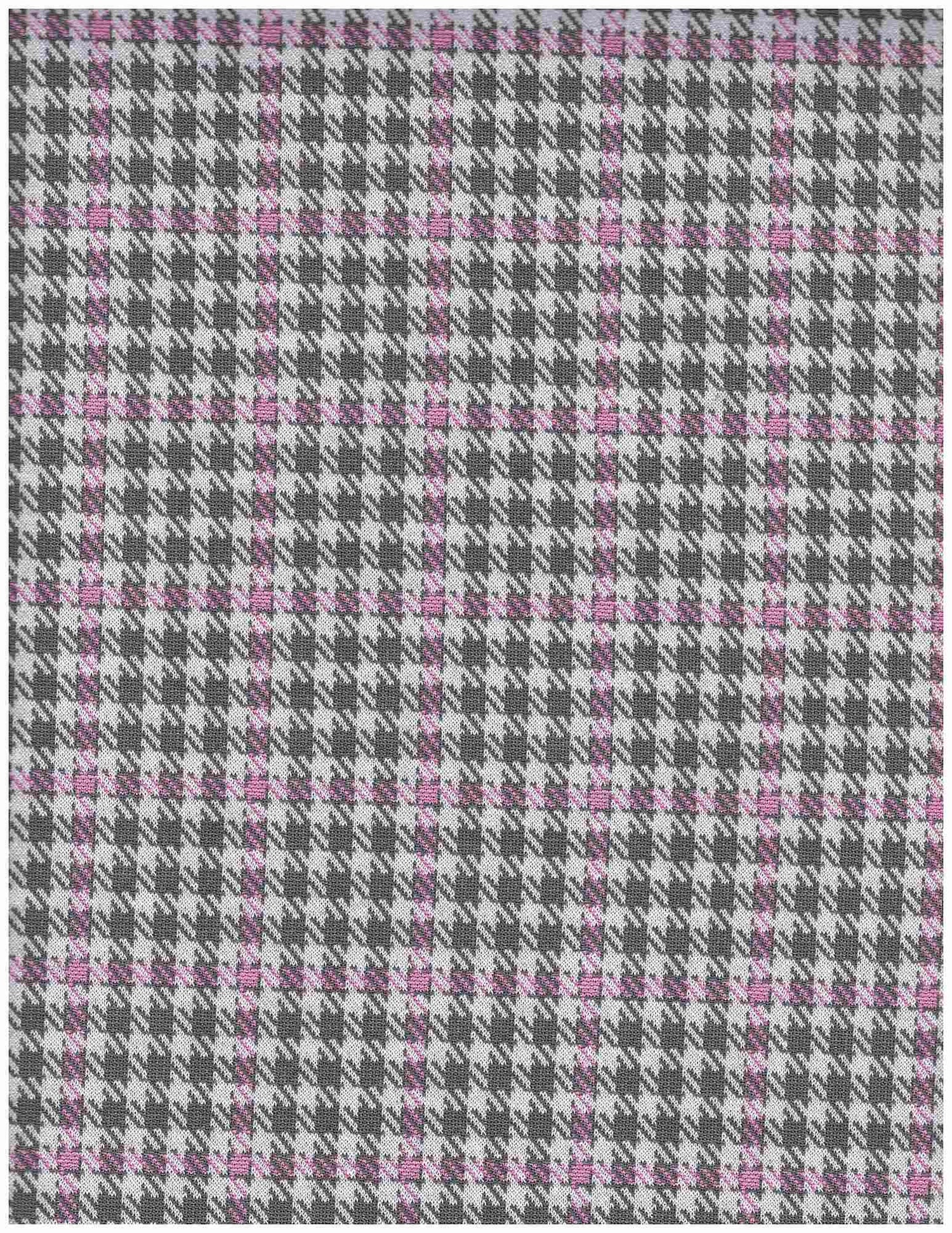 Classic Double Knit Jacquard Plaid Fabric Stretch Polyester Rayon 58/60 Inches Wide