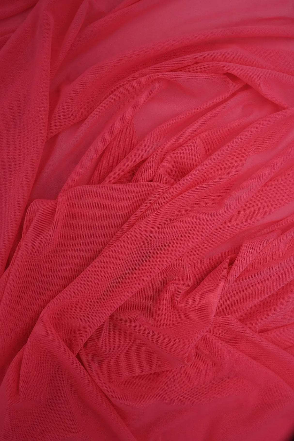 Lightweight Poly Mesh Solid Fabric 58/60" Soft Sheer Material for Tops & Tunics
