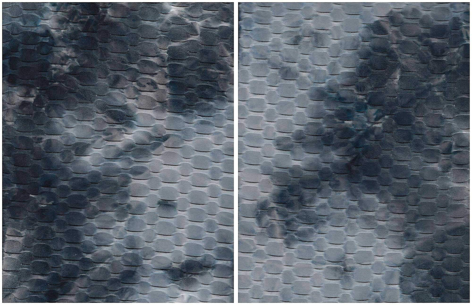 Honeycomb Knit Jacquard Real Tie Dye Fabric Stretch Polyester Spandex 58/60 Inches Wide