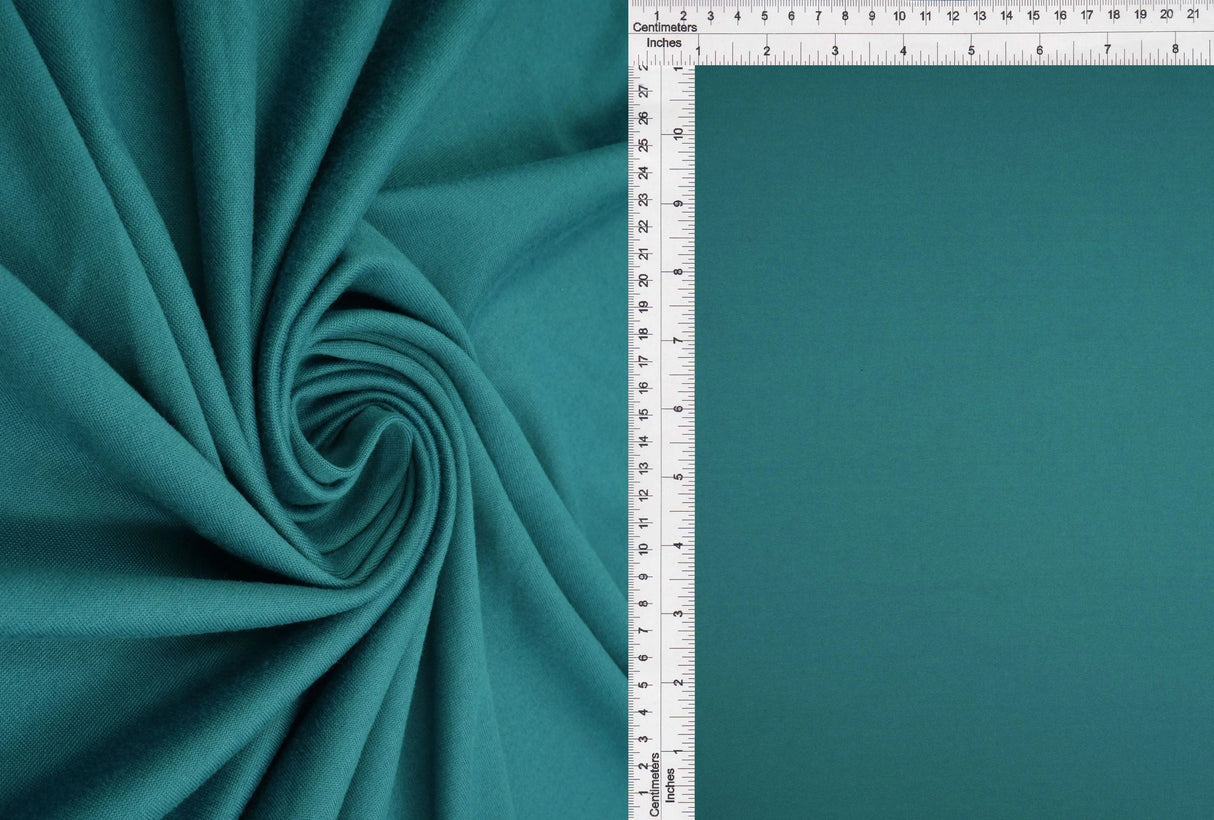 DTY Brushed Solid Knit Fabric, Soft Stretch Lightweight 58/60" Wide for Apparel and Crafts