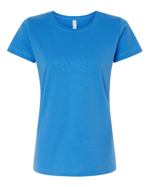 Women's Short Sleeve Crewneck Fine Jersey Tee