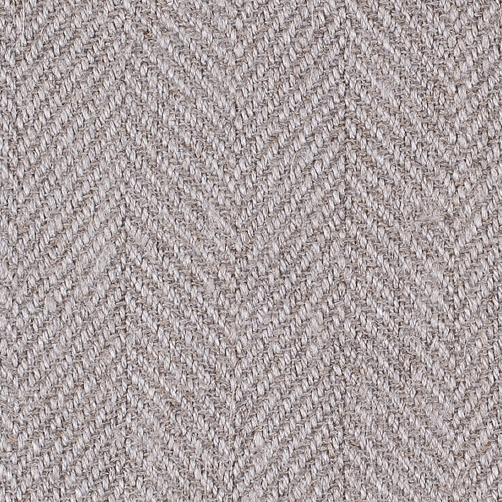 "Rope" Natural Herringbone Weave Linen
