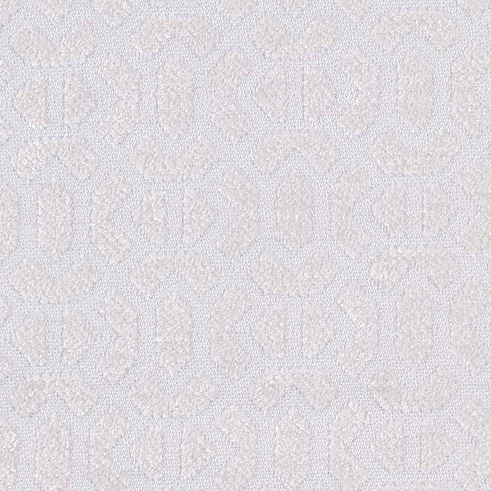 Ivory Chenille Geometric Poly