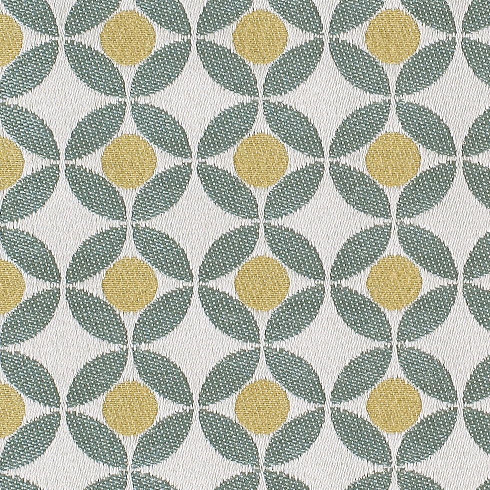 Meadow Geometric Poly-Cotton Brocade