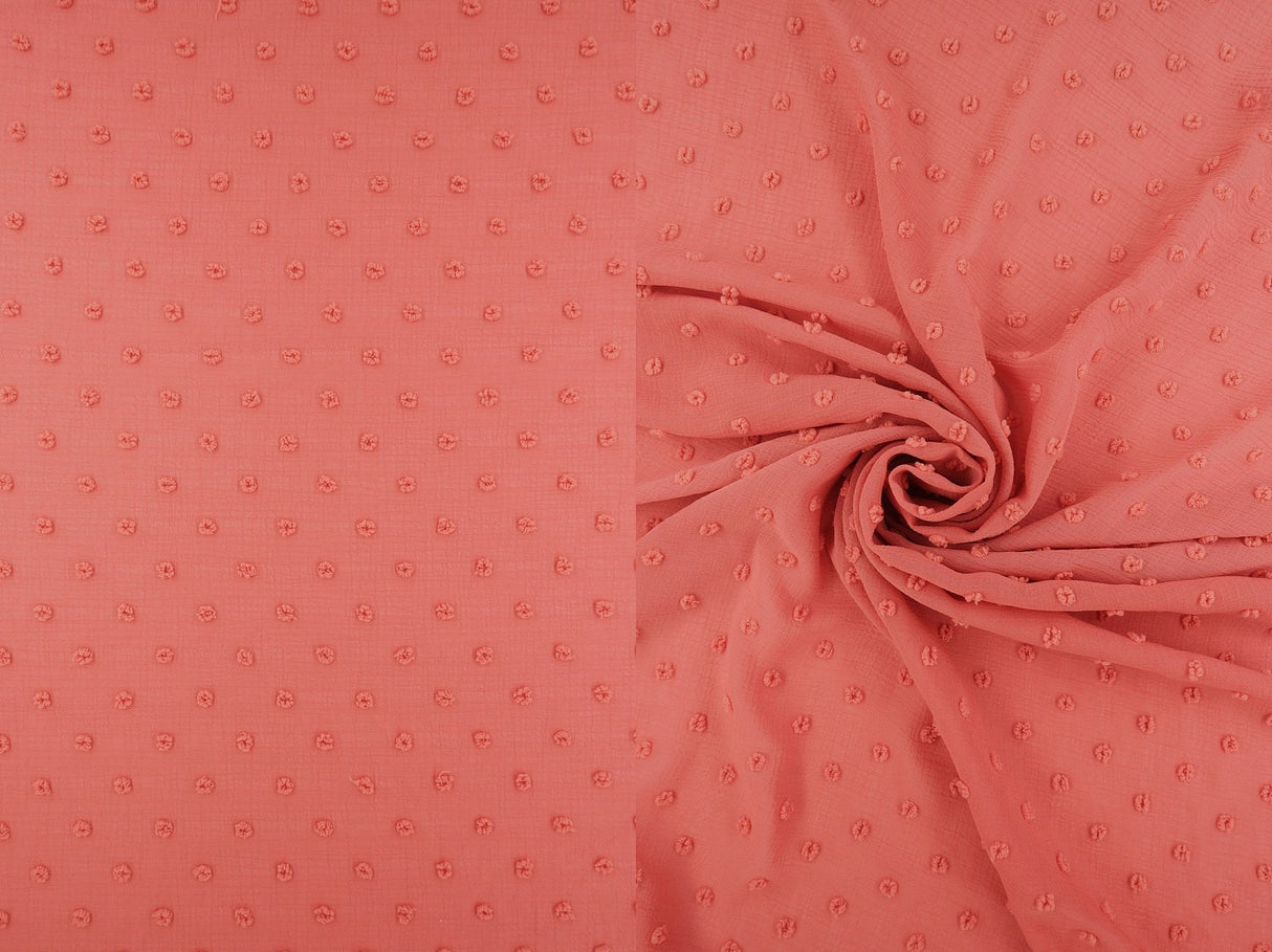 Swiss Dot Chiffon Woven Fabric