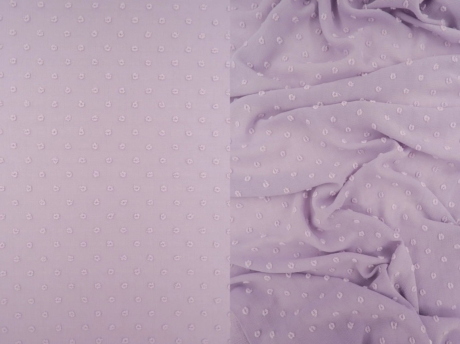 Waffle Swiss Dot Chiffon Fabric 100% Polyester 59/60'' Wide