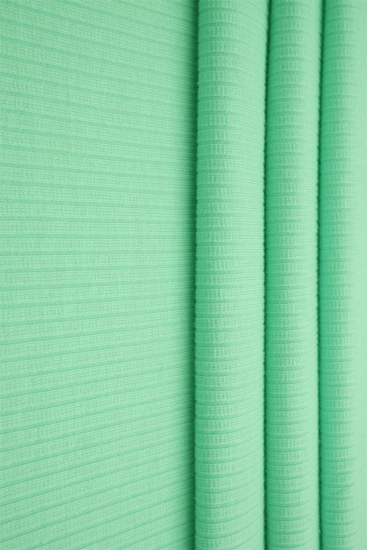 Rib Solid Stretch Knit Fabric