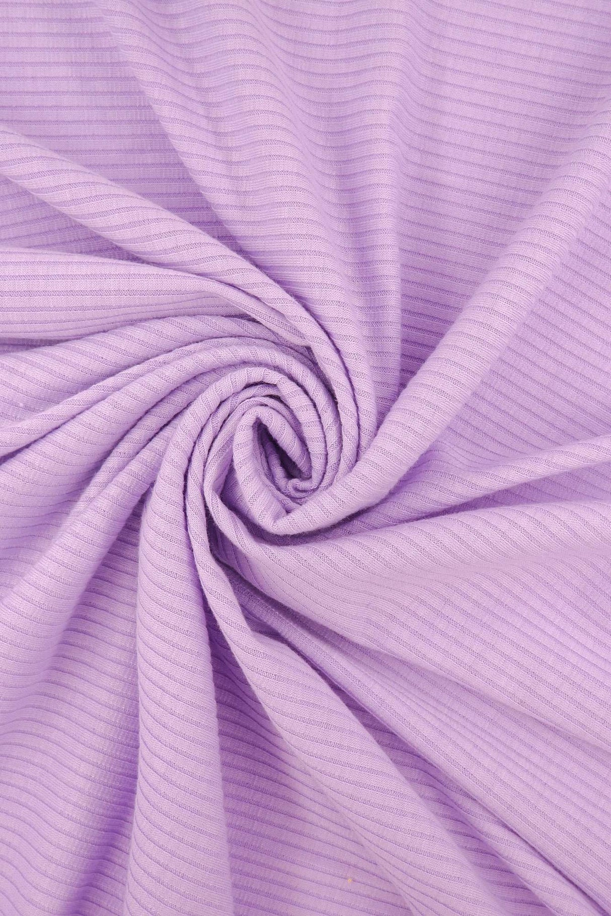 Rib Solid Stretch Knit Fabric