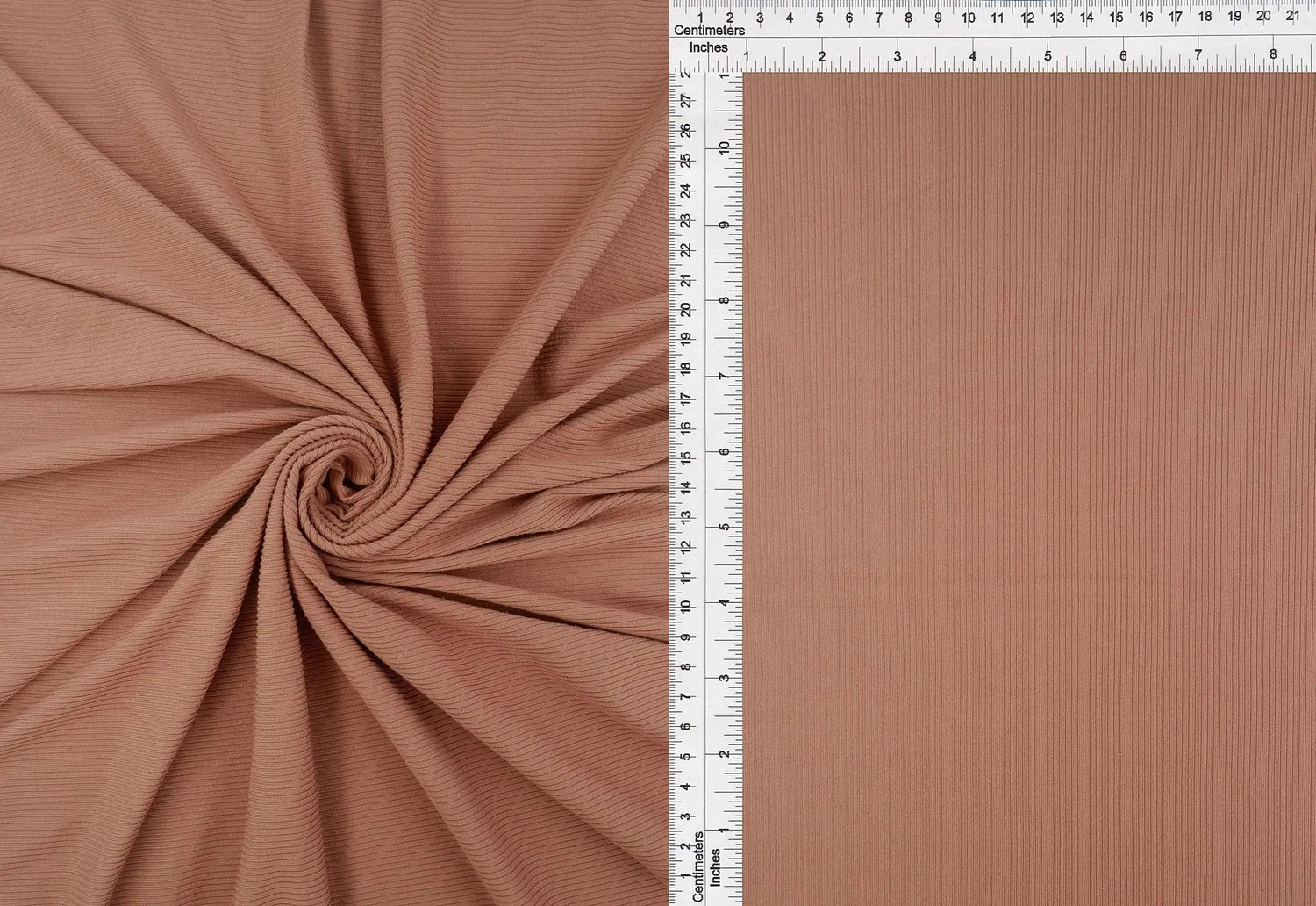 1 Yard 2x1 Yummy Rib Solid Knit Fabric, 58/60'' Wide Polyester Spandex Blend