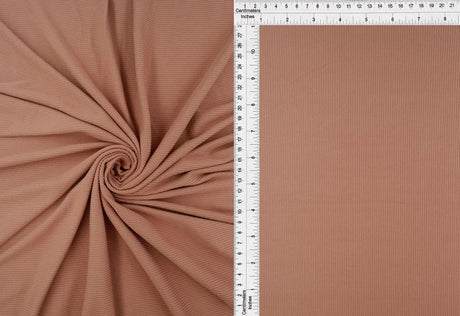 1 Yard 2x1 Yummy Rib Solid Knit Fabric, 58/60'' Wide Polyester Spandex Blend