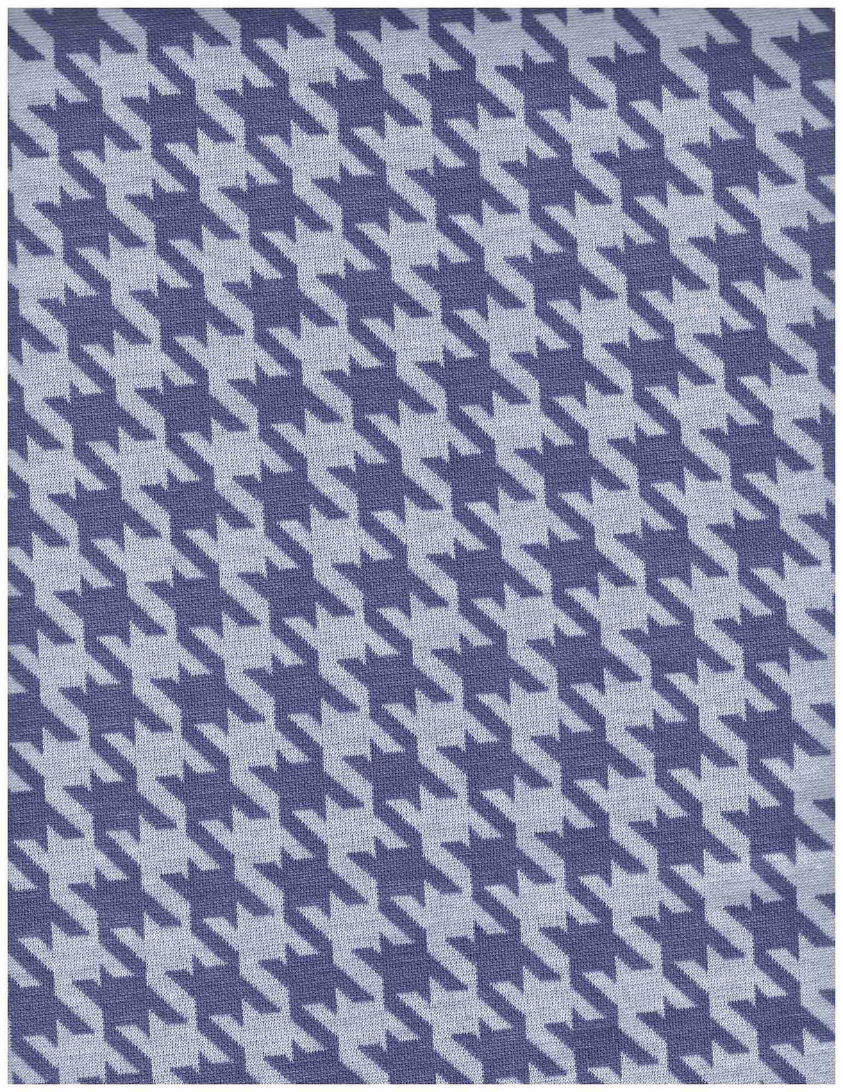 Herringbone Knit Jacquard Houndstooth Fabric Stretch Polyester Spandex 58/60 Inches Wide