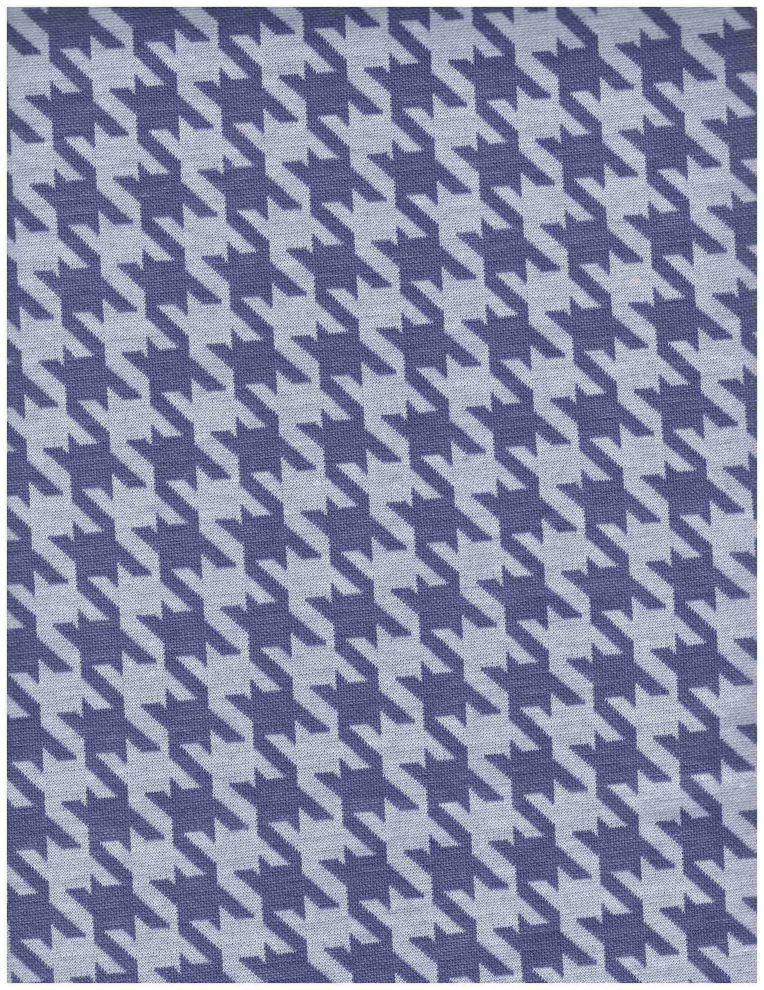 Herringbone Knit Jacquard Houndstooth Fabric Stretch Polyester Spandex 58/60 Inches Wide