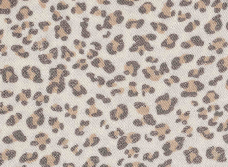 Organic Terry Animal Print Knit Fabric 1 Yard Soft Stretch Comfortable 58/60" Wide
