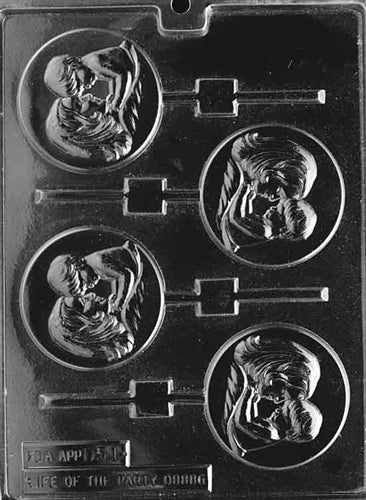 Mother Child Lolly Chocolate Mold - LPD051