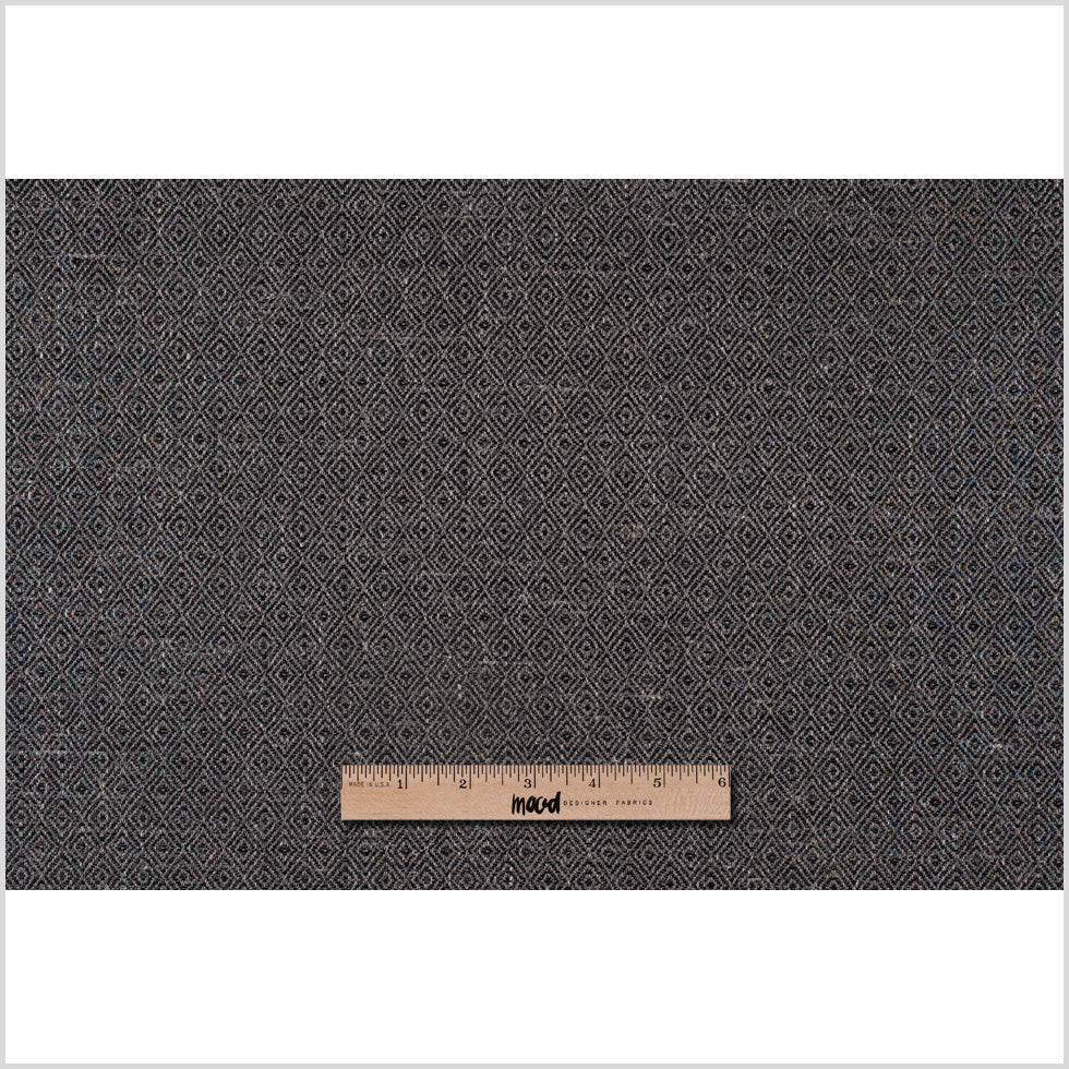 Black/Gray Diamond Upholstery Tweed