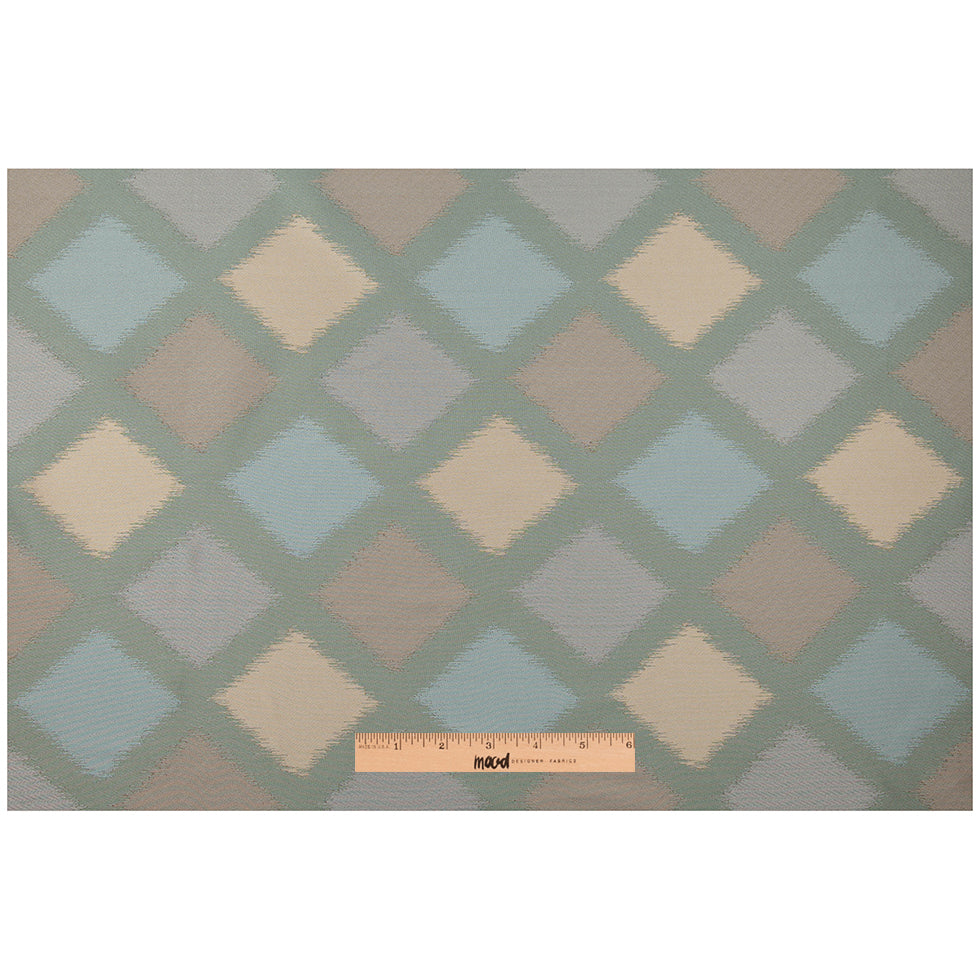 Agate Green Double-Wide Diamond Woven