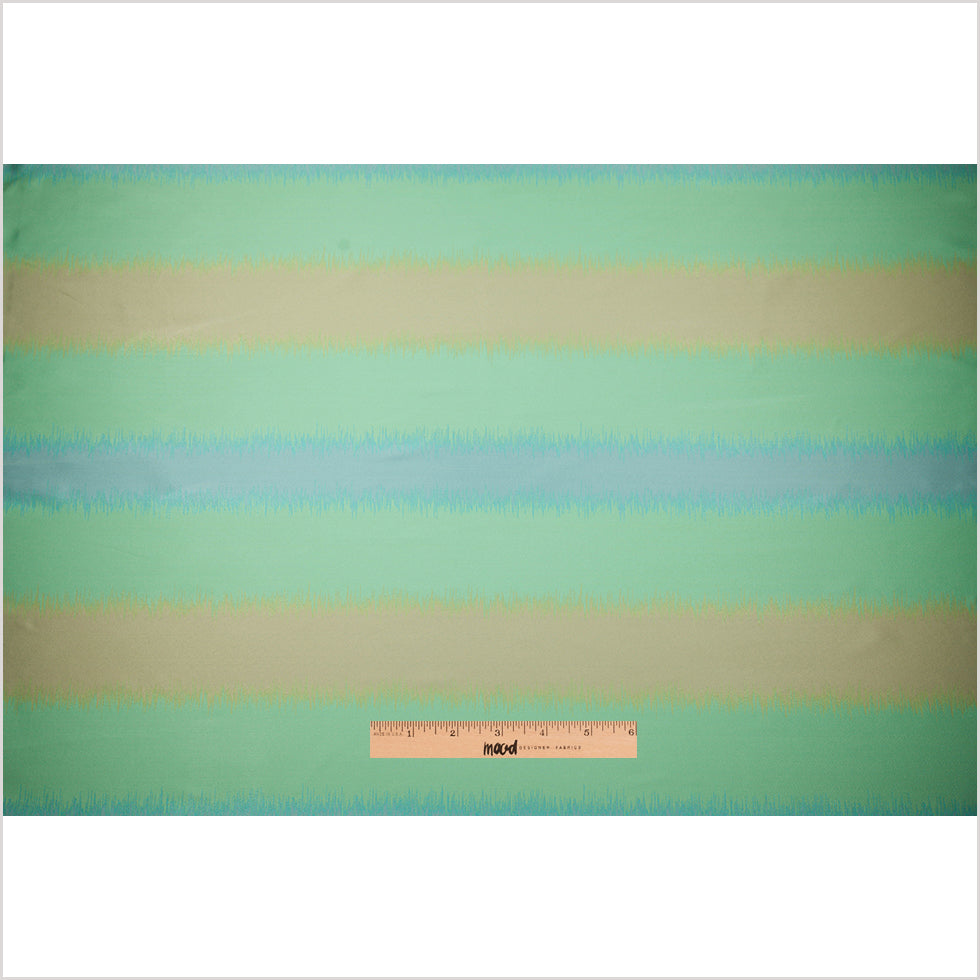 Pale Green, Purple and Gold Double-Wide Poly Stripes