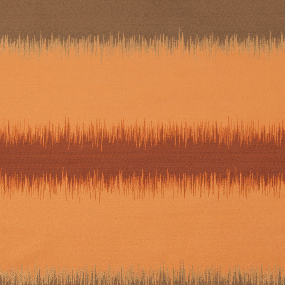 Orange and Taupe Double-Wide Poly Stripes