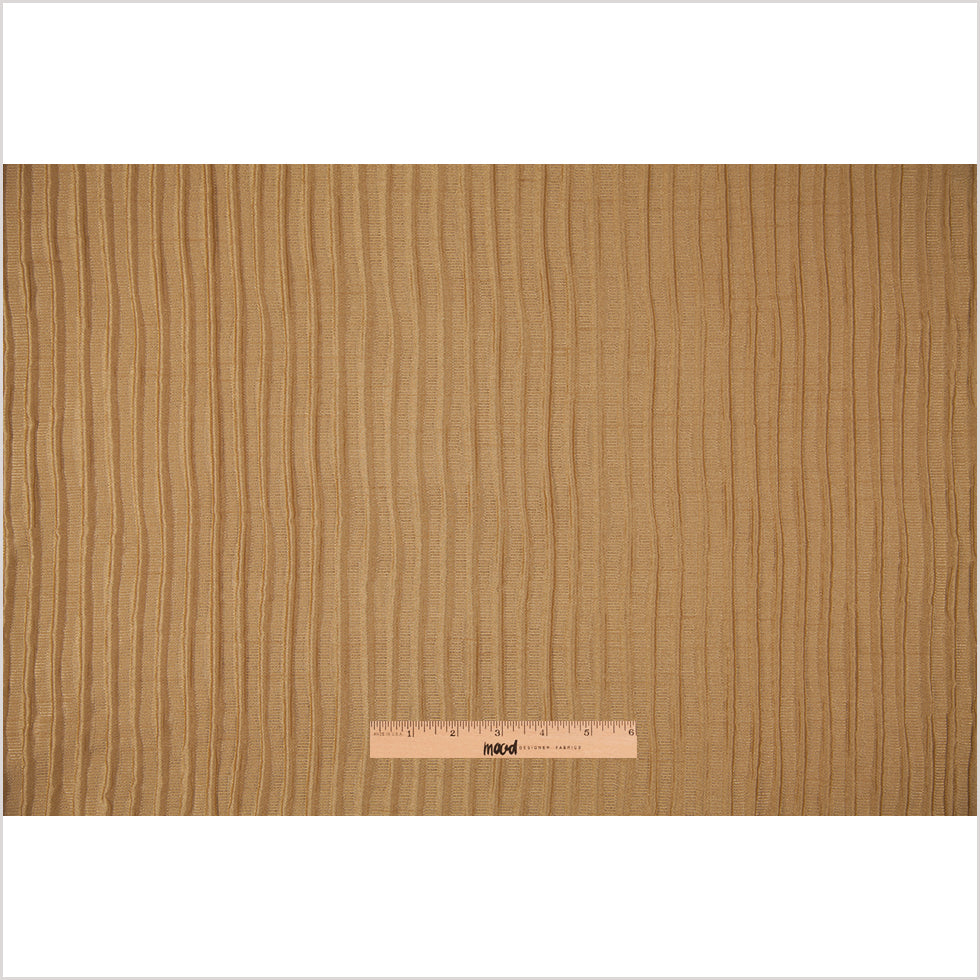 Taupe "Bumpy" Poly Sheer