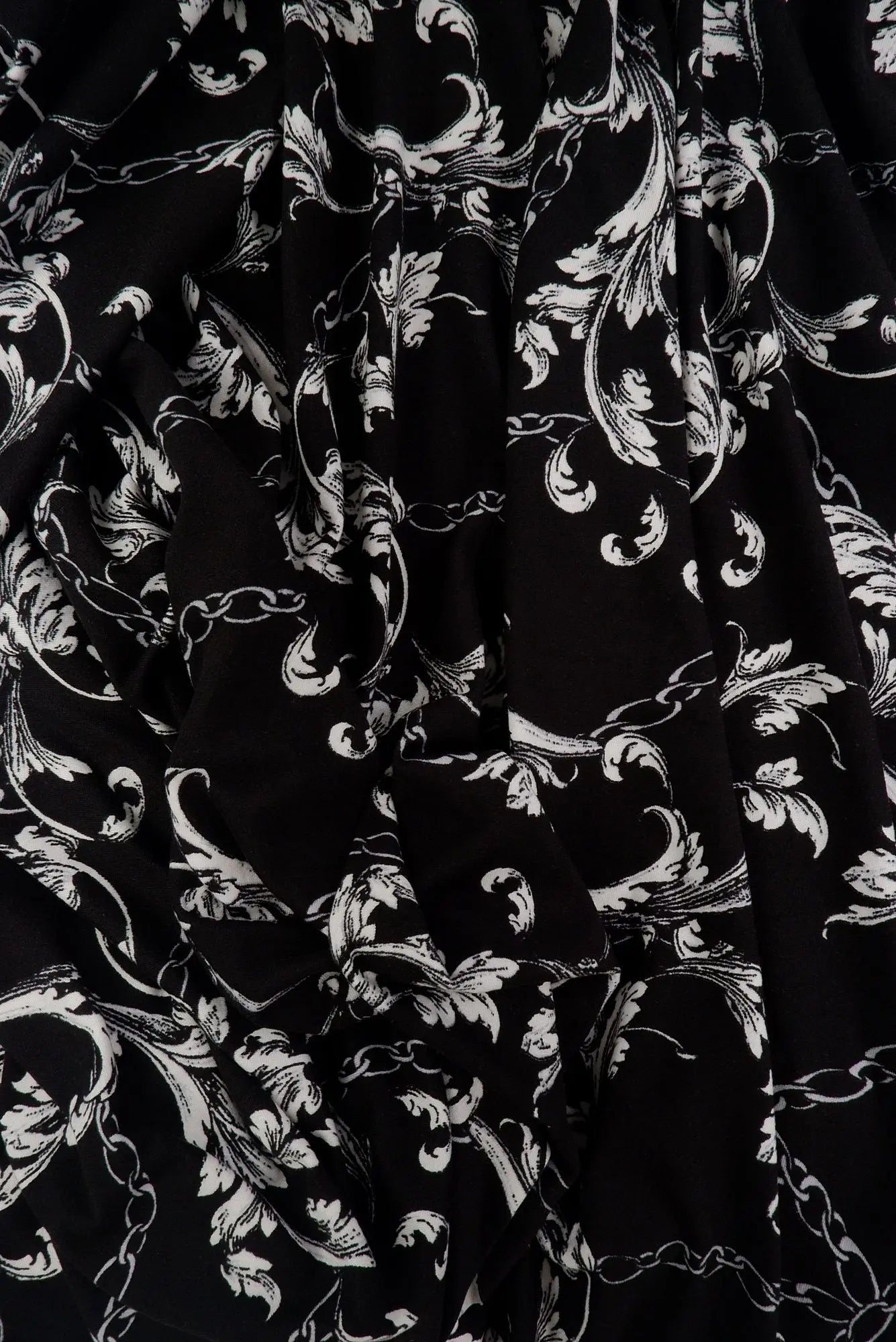 1 Yard Polyester Spandex DTY Knit Fabric Soft Brushed Status Print 58/60" Width
