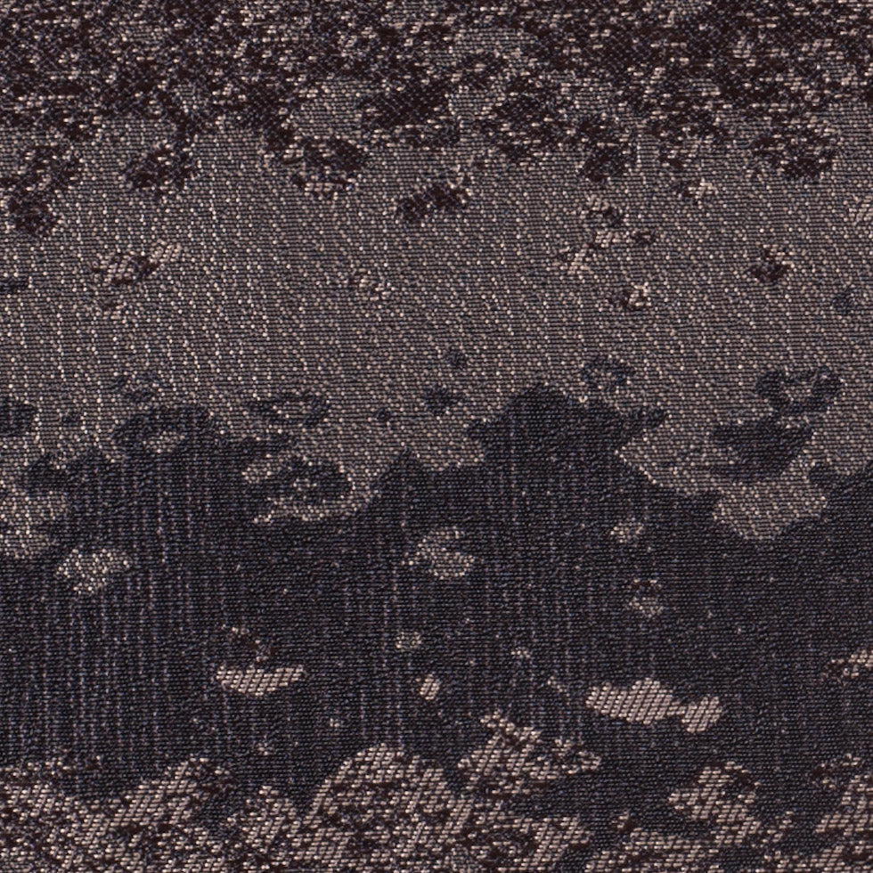 Organic Ripples Brown and Tan Poly Brocade