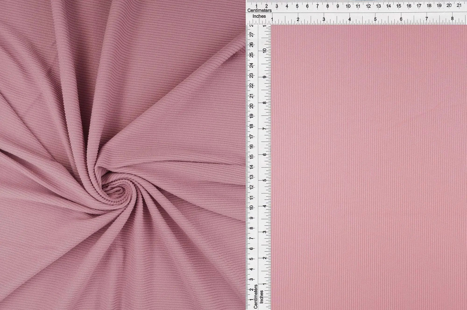 1 Yard 2x1 Yummy Rib Solid Knit Fabric, 58/60'' Wide Polyester Spandex Blend