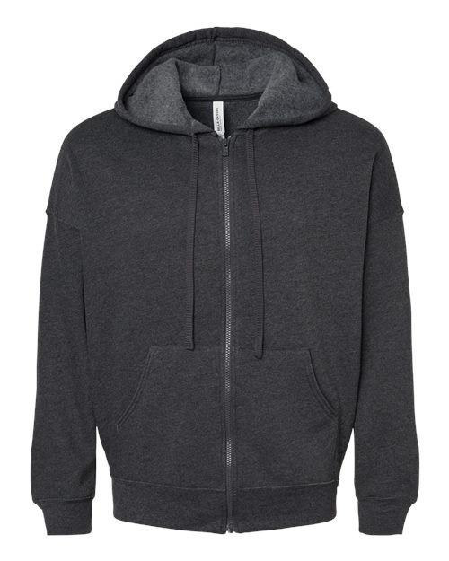 Unisex Sponge Fleece Full-Zip Hoodie Sweatshirt