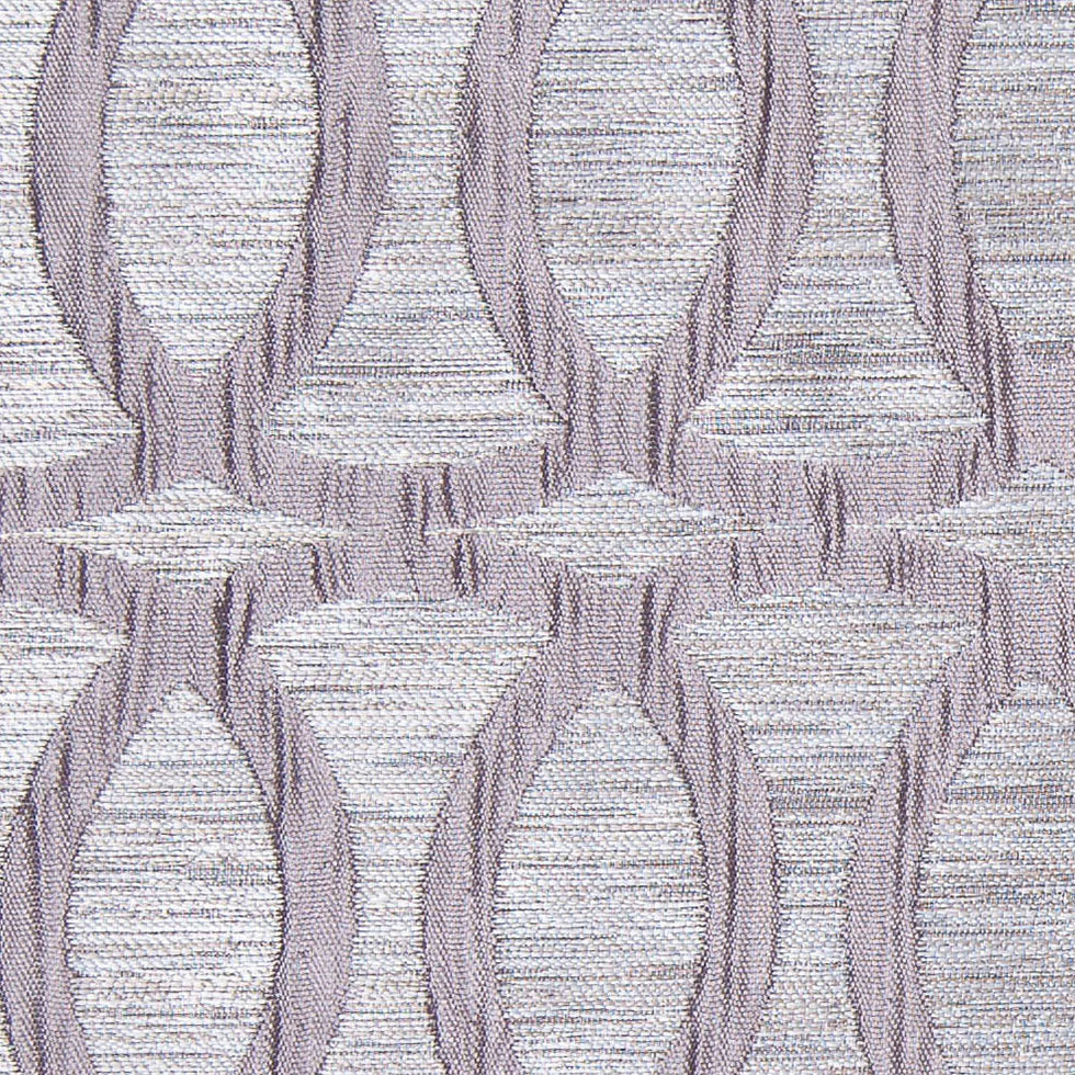 Silver Entwined Circles Brocade