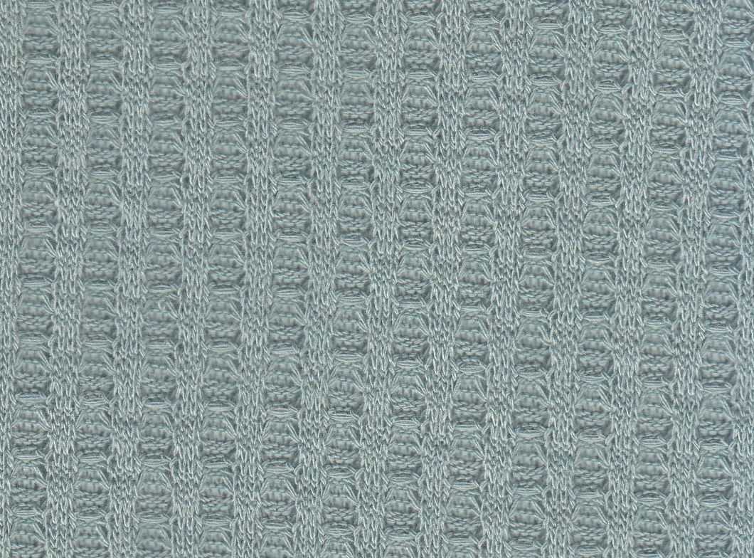 Waffle Stretch Knit Fabric Solid