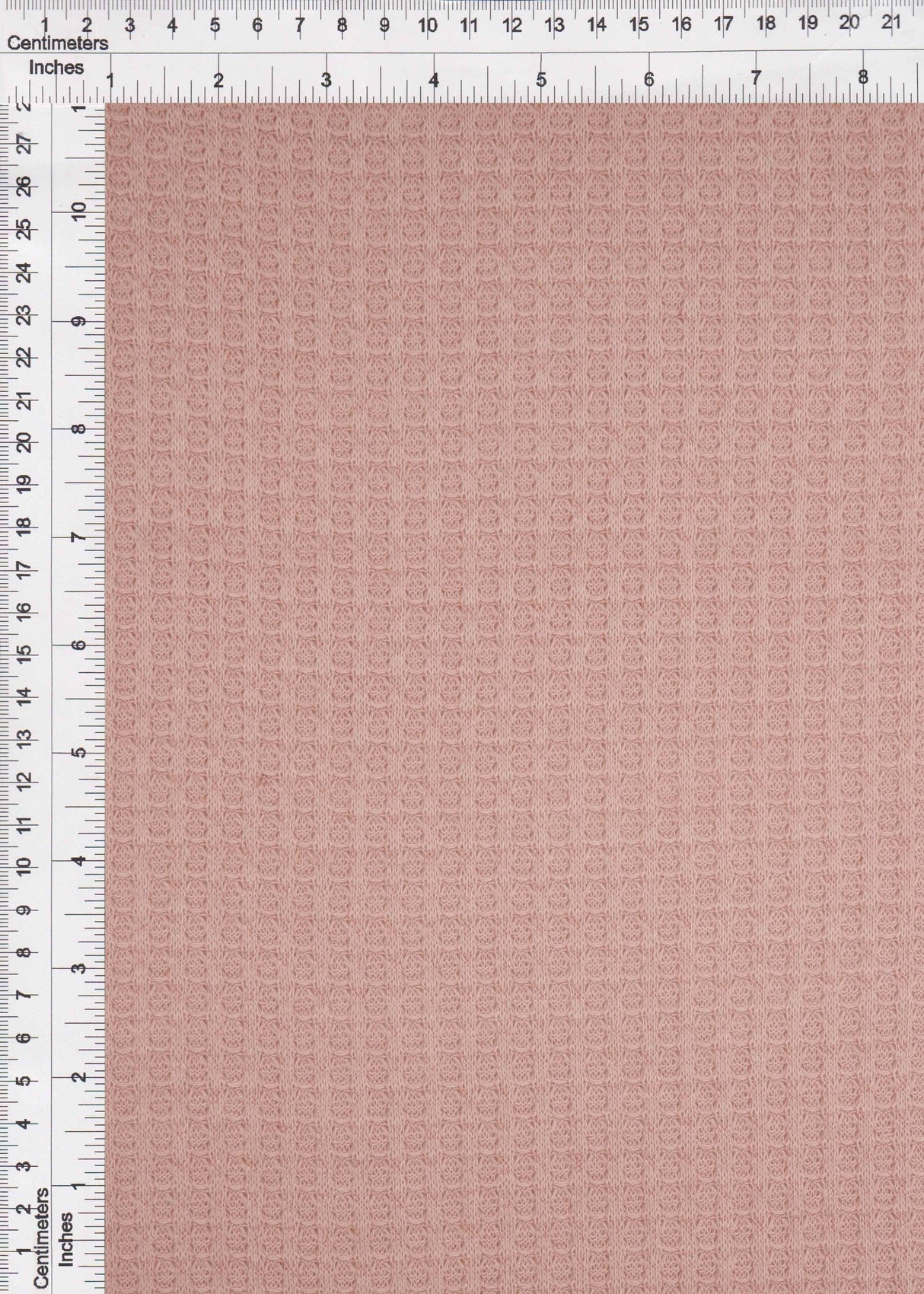 Waffle Stretch Knit Fabric Solid