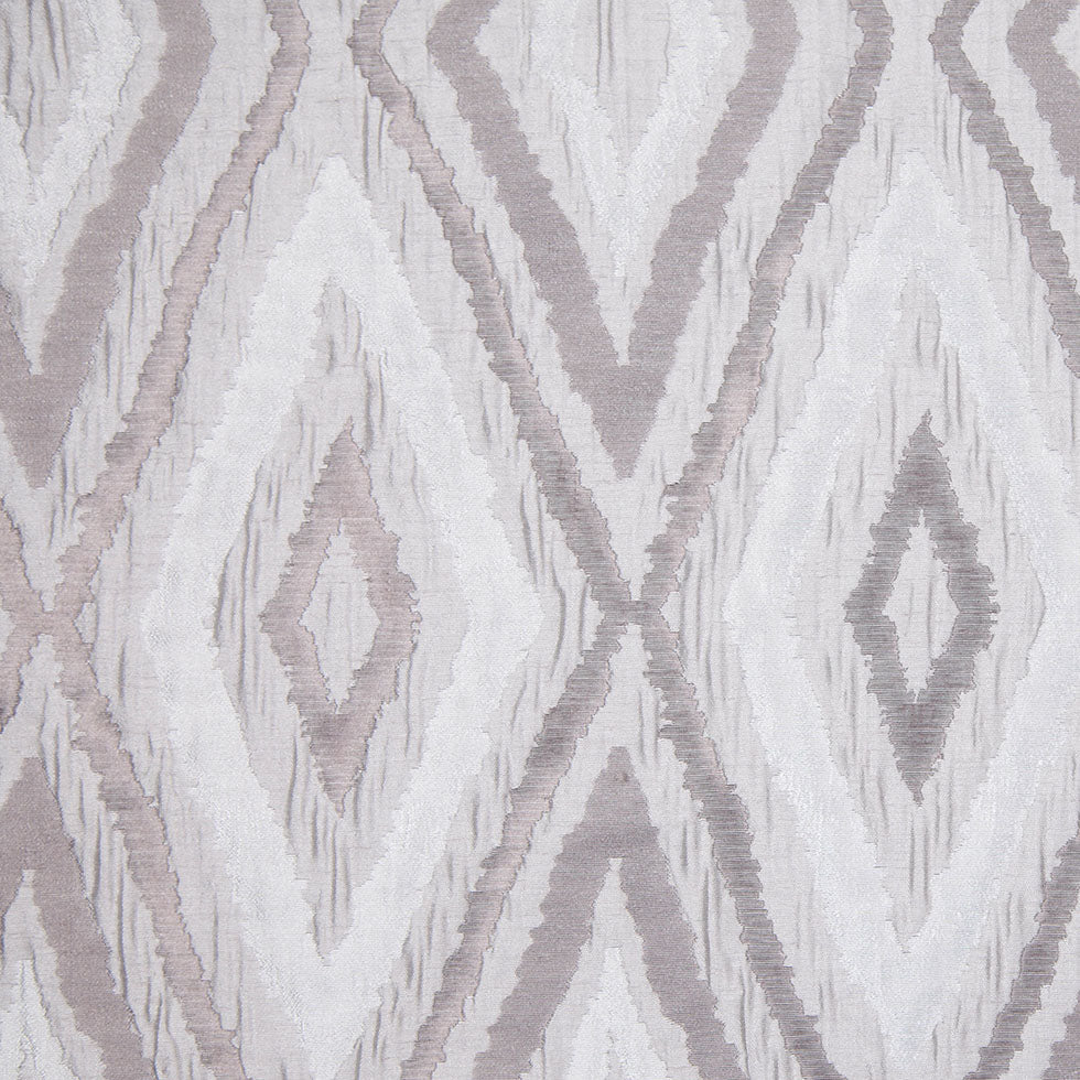 Pale Taupe/Silver Dramatic Diamonds Brocade