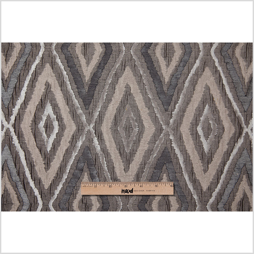 Chrome Dramatic Diamonds Brocade