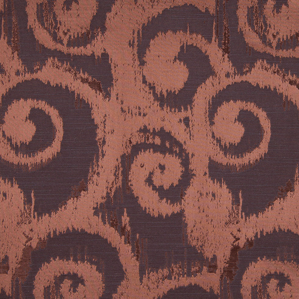 Chocolate Bold Swirls Jacquard
