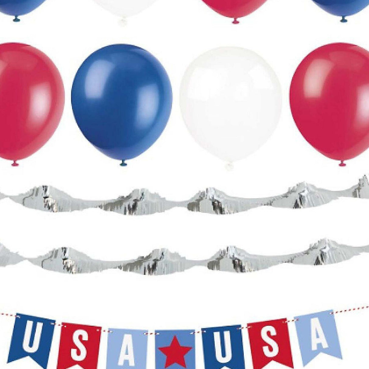 Patriotic USA Car Decorating Kit 12pc