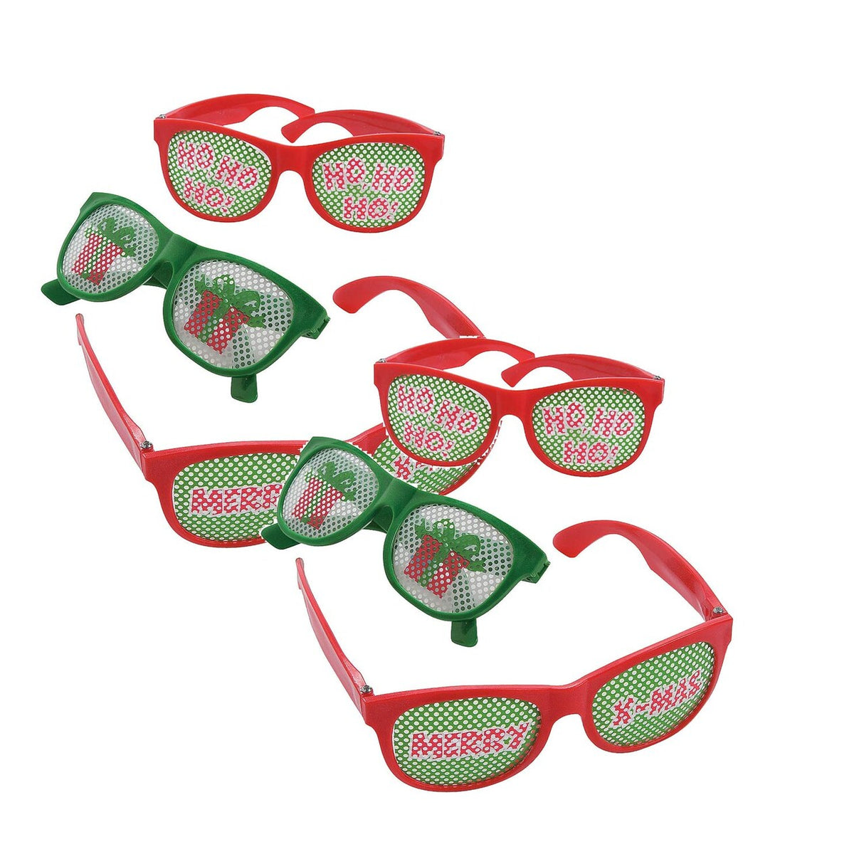 Christmas Fun Pinhole Glasses – Pack of 12