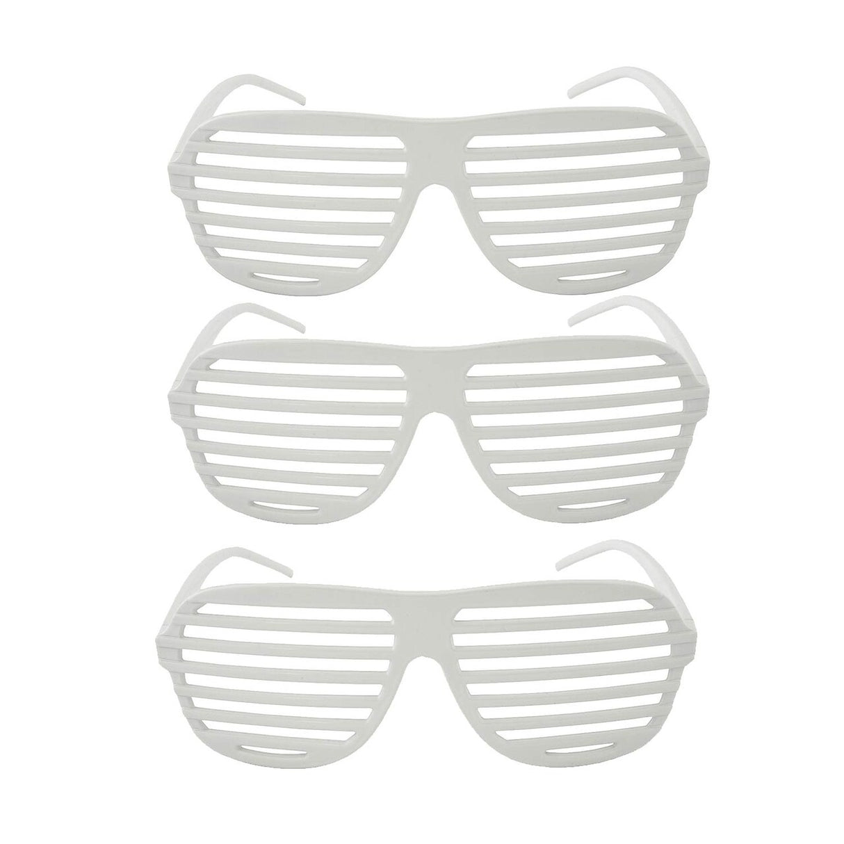 Louvre White Glasses – Single Pair
