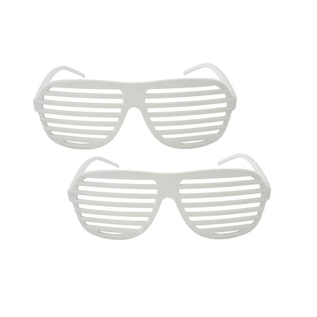 Louvre White Glasses – Single Pair