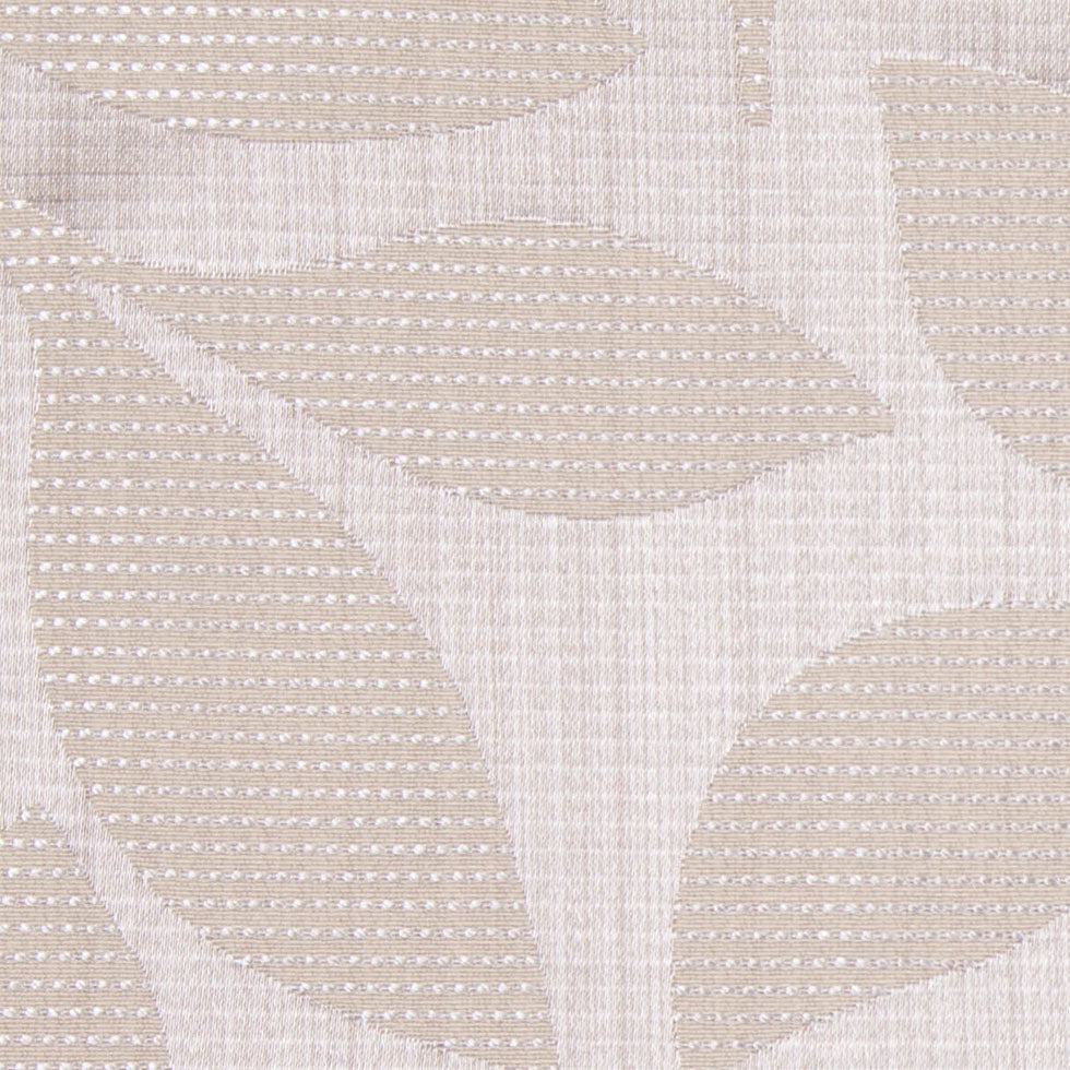 Beige Satiny Woven Leaves Jacquard