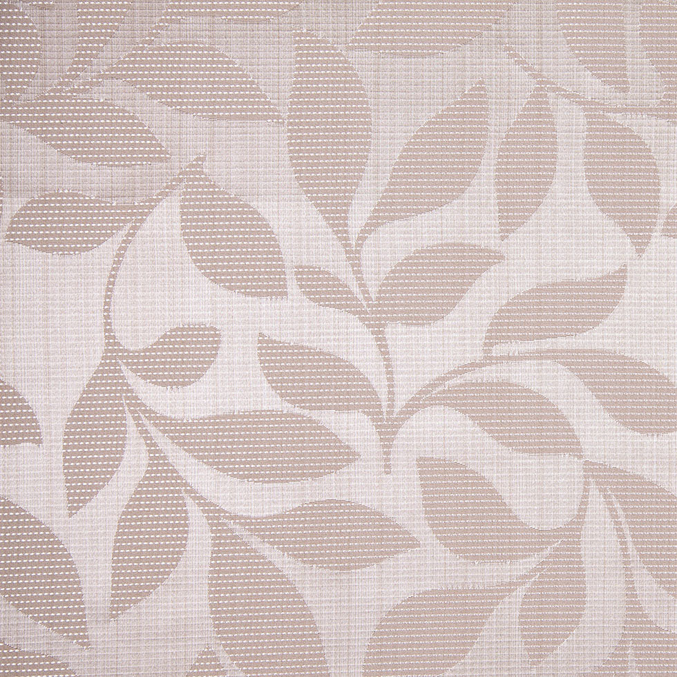 Sand Satiny Woven Leaves Jacquard