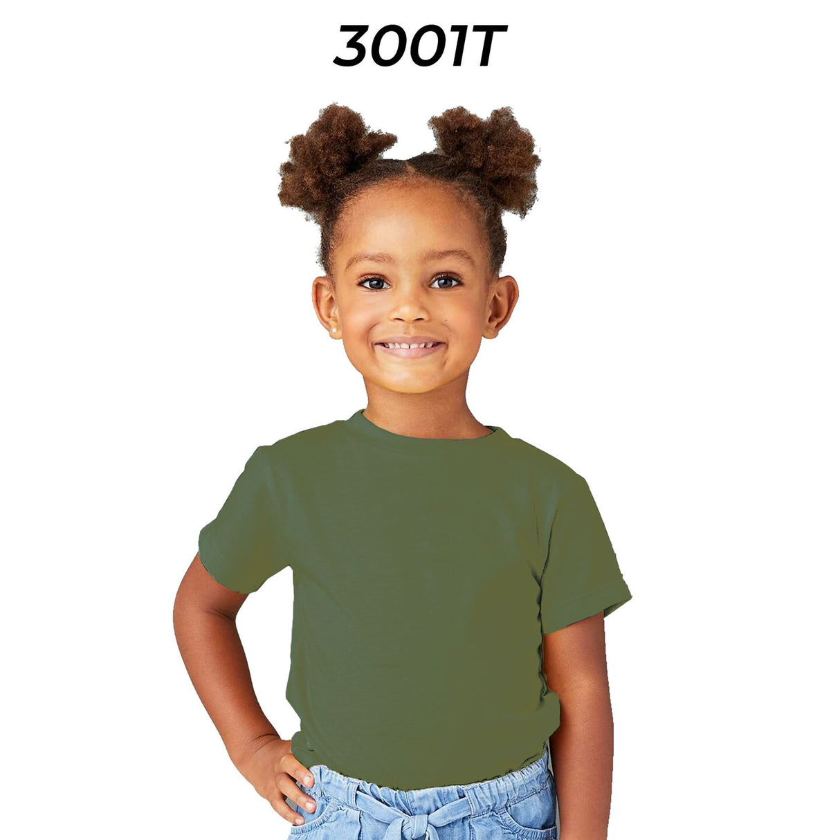 BELLA + CANVAS® Toddler Crewneck Short Sleeve Jersey T-Shirt