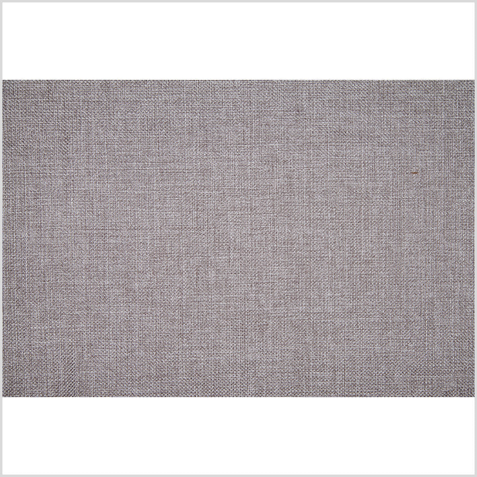 Gray Linen-Like Solid Woven