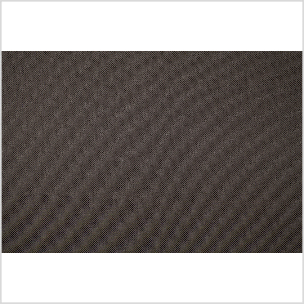 Charcoal Linen-Like Solid Woven