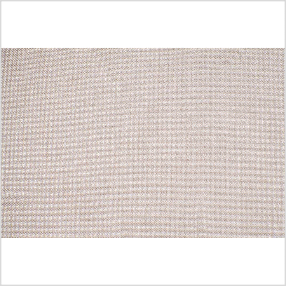 Pale Taupe Linen-Like Solid Woven