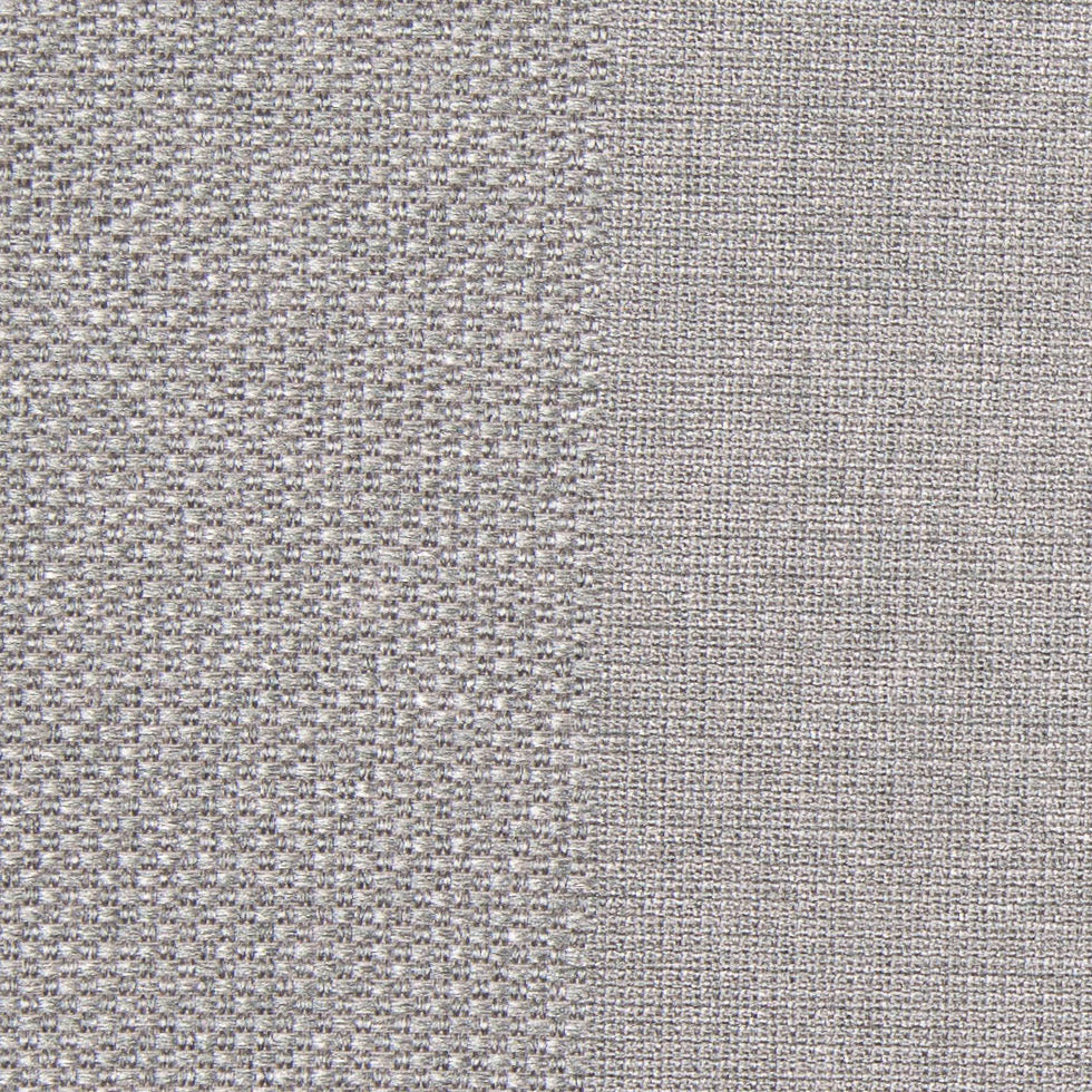 Pale Silver Cloud Wides Stripes Linen-Like Woven