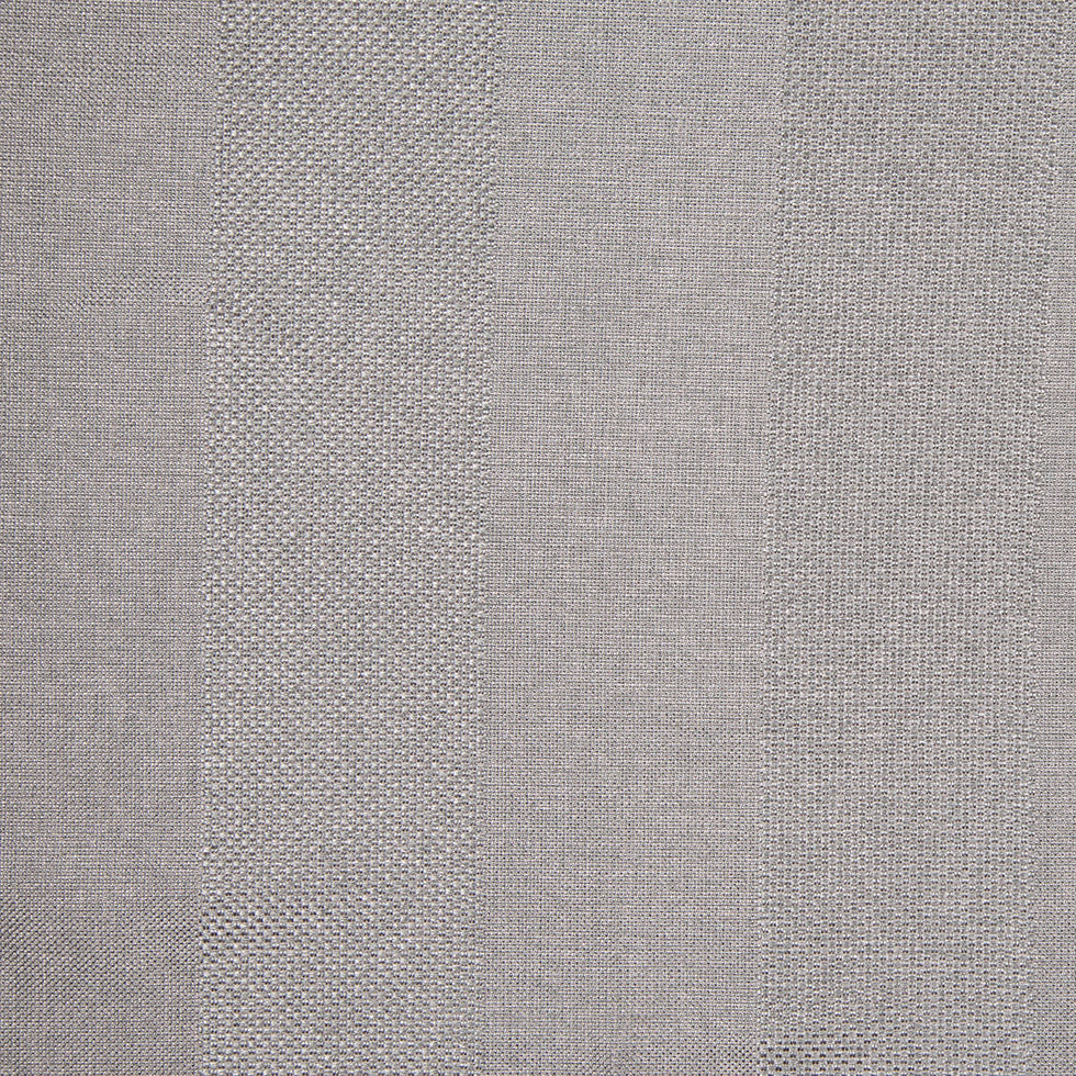Pale Silver Cloud Wides Stripes Linen-Like Woven
