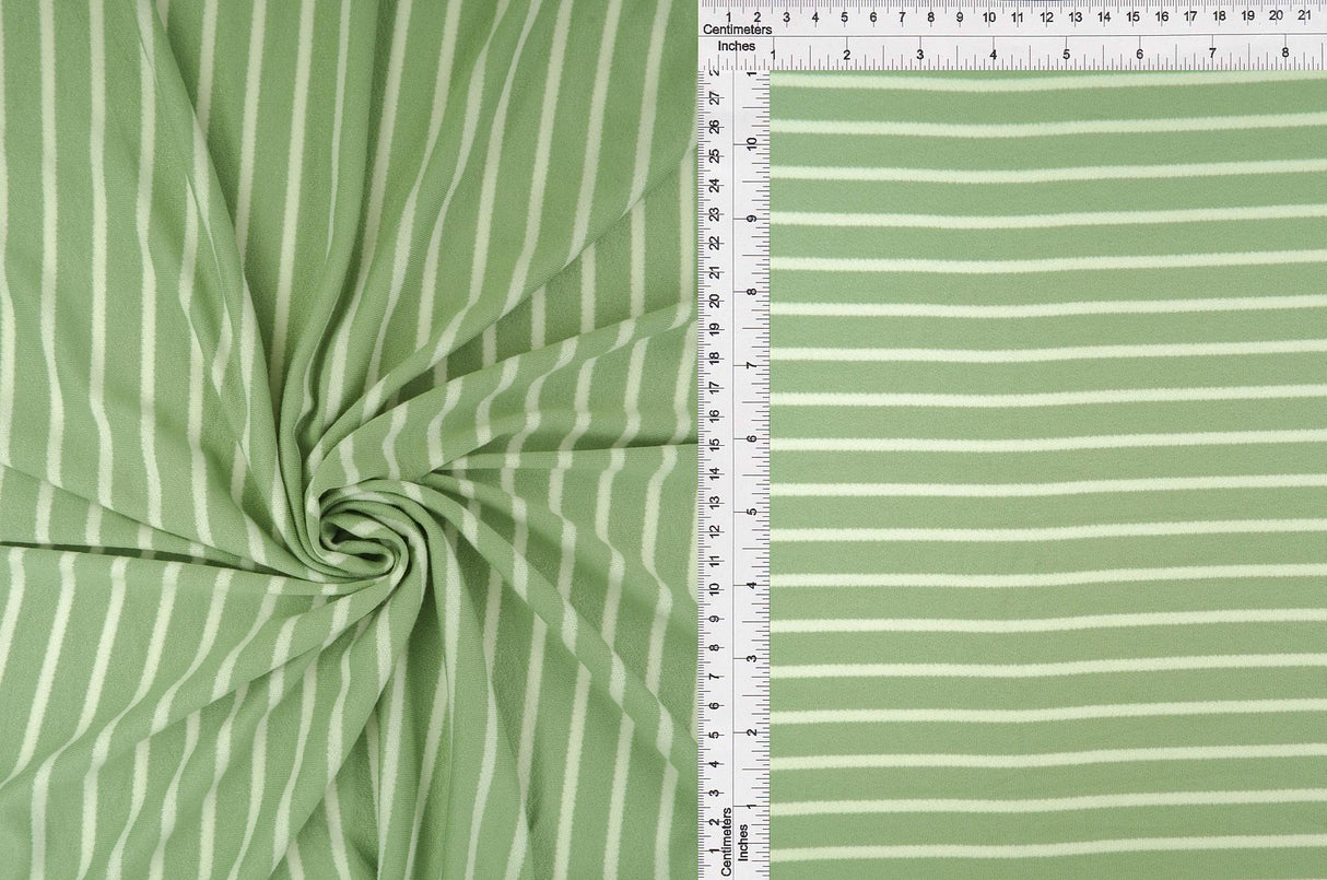 Viscose Crepe Stripe Stretch Fabric