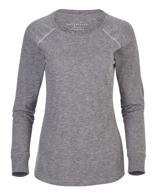 মহিলাদের সলিড প্রিপি প্যাচ লম্বা হাতা টি-শার্ট