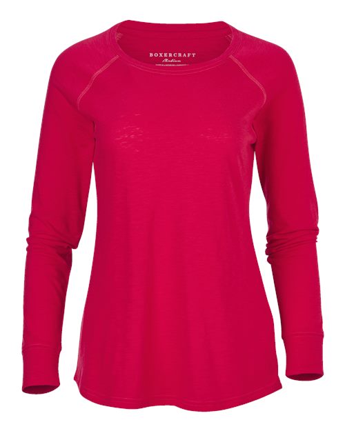 মহিলাদের সলিড প্রিপি প্যাচ লম্বা হাতা টি-শার্ট